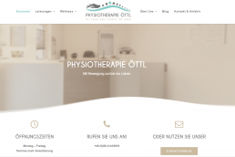 physiotherapie Öttl Webseite